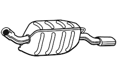 Zadní tlumič výfuku WALKER 17331