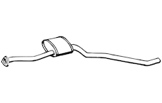 Střední tlumič výfuku WALKER 17340