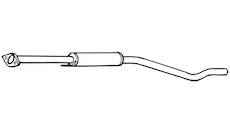 Střední tlumič výfuku WALKER 17360