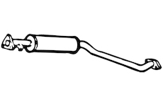 Střední tlumič výfuku WALKER 17364