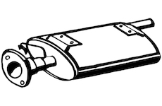 Střední tlumič výfuku WALKER 17476