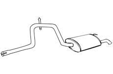 Zadní tlumič výfuku WALKER 17560