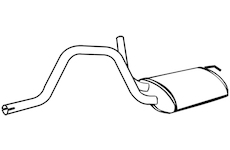 Střední tlumič výfuku WALKER 17564