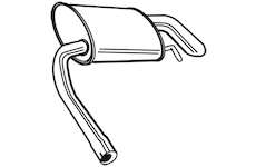 Zadní tlumič výfuku WALKER 17565