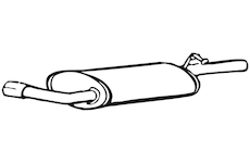 Zadní tlumič výfuku WALKER 17701