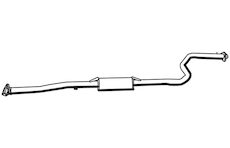 Střední tlumič výfuku WALKER 17783