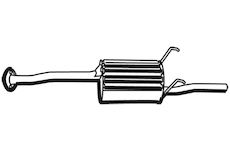 Zadní tlumič výfuku WALKER 17784