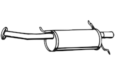 Zadní tlumič výfuku WALKER 17822