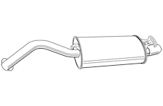 Zadní tlumič výfuku WALKER 17869