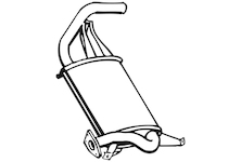 Zadní tlumič výfuku WALKER 17888
