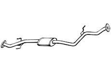 Střední tlumič výfuku WALKER 17938