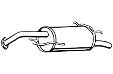 Zadní tlumič výfuku WALKER 17939