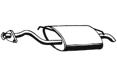 Zadní tlumič výfuku WALKER 18120