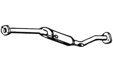 Střední tlumič výfuku WALKER 18145