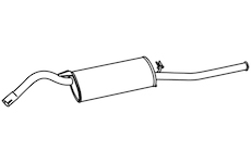 Zadní tlumič výfuku WALKER 18152