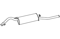 Zadní tlumič výfuku WALKER 18153