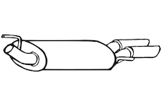 Zadní tlumič výfuku WALKER 18191