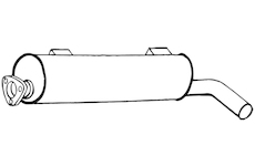 Zadní tlumič výfuku WALKER 18209