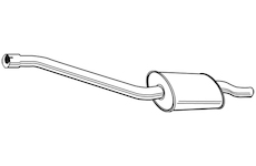 Střední tlumič výfuku WALKER 18256