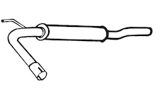 Predni tlumic vyfuku WALKER 18261