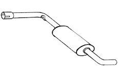 Střední tlumič výfuku WALKER 18269