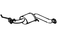 Střední tlumič výfuku WALKER 18313