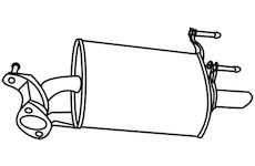 Zadní tlumič výfuku WALKER 18570