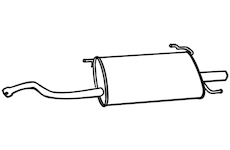 Zadní tlumič výfuku WALKER 18581