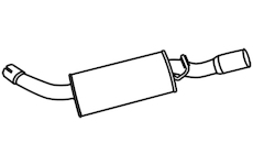 Zadní tlumič výfuku WALKER 18730