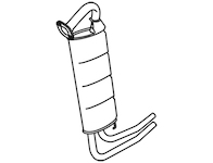 Zadní tlumič výfuku WALKER 18751