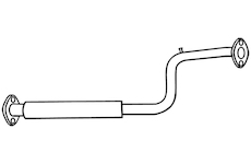 Predni tlumic vyfuku WALKER 18830