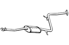 Střední tlumič výfuku WALKER 18841