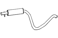 Střední tlumič výfuku WALKER 18852