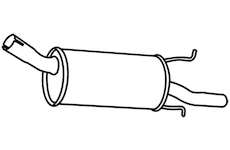 Zadní tlumič výfuku WALKER 18861