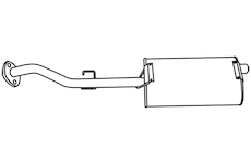 Střední tlumič výfuku WALKER 18876