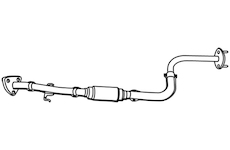 Střední tlumič výfuku WALKER 18894