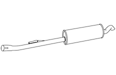 Zadní tlumič výfuku WALKER 18921