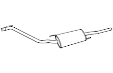 Zadní tlumič výfuku WALKER 18929