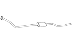 Střední tlumič výfuku WALKER 19008