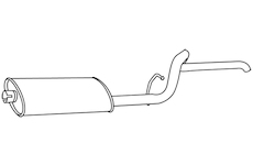 Zadní tlumič výfuku WALKER 19062