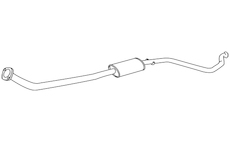 Střední tlumič výfuku WALKER 19076