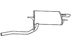 Zadní tlumič výfuku WALKER 19207