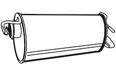 Zadní tlumič výfuku WALKER 19320