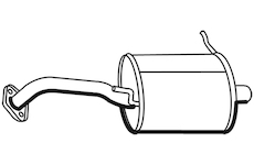 Zadní tlumič výfuku WALKER 19346