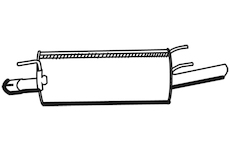 Zadní tlumič výfuku WALKER 19370