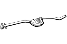 Střední tlumič výfuku WALKER 19388