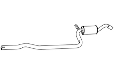 Střední tlumič výfuku WALKER 19390