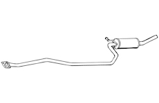 Střední tlumič výfuku WALKER 19397