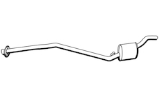 Střední tlumič výfuku WALKER 19490