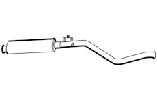 Střední tlumič výfuku WALKER 19564